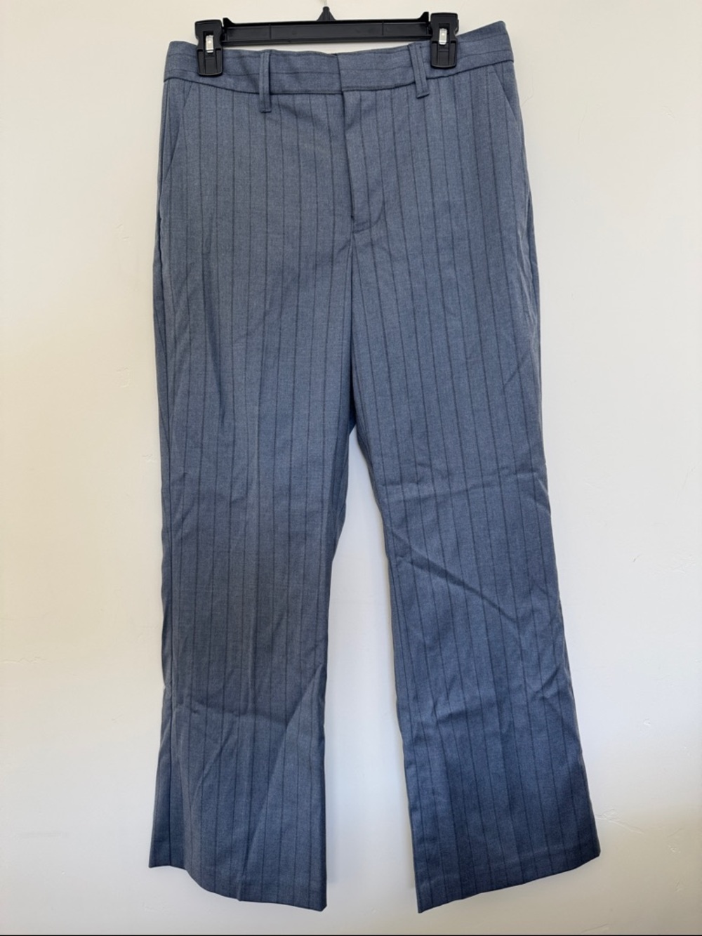 Madewell Blue Pinstripe Trousers